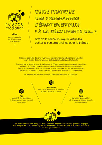 1ere Page du depliant mediation site